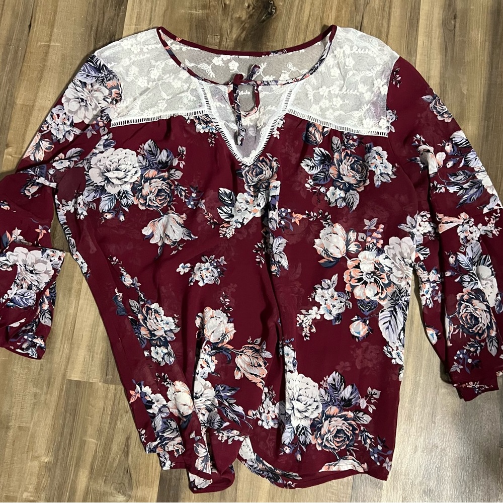Floral Dress Shirt